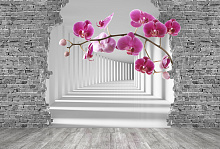 Фотообои орхидея Divino Decor Фотопанно 4-х полосные P-026